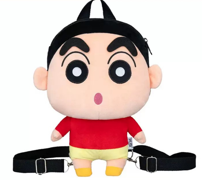정품 크레용 신짱 인형 배낭 | 흰둥이 아짱 좌위문 캐릭터 가방 선물 7