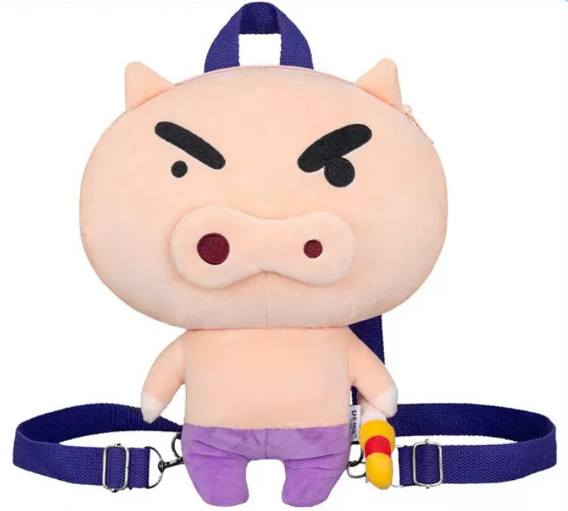 정품 크레용 신짱 인형 배낭 | 흰둥이 아짱 좌위문 캐릭터 가방 선물 5